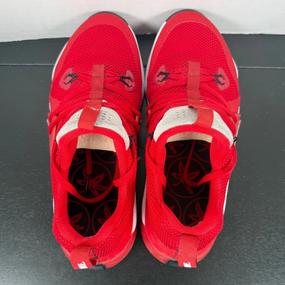 Nike Mens Size 9.5 Ohio State Buckeyes Red Zoom Train Command Shoes AO4397-661